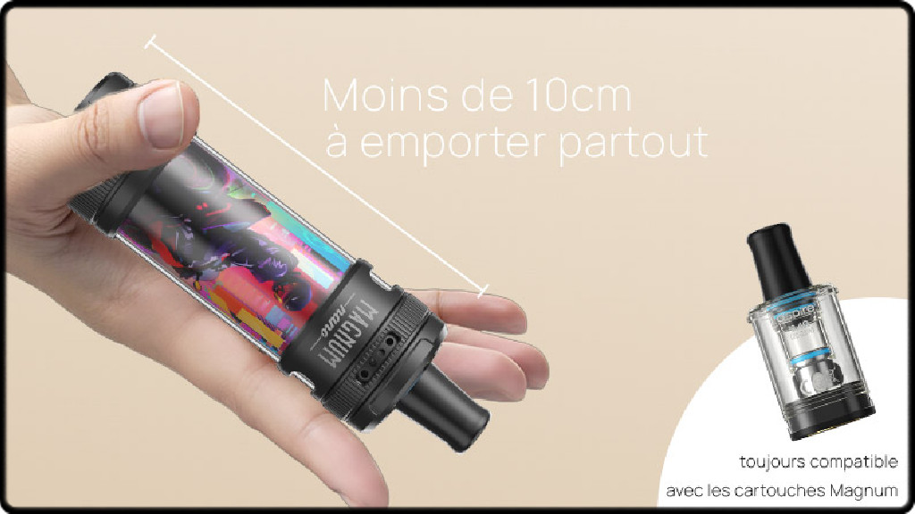 Une cartouche scellée de 6ml
